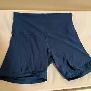 Teal Lululemon Align Shorts